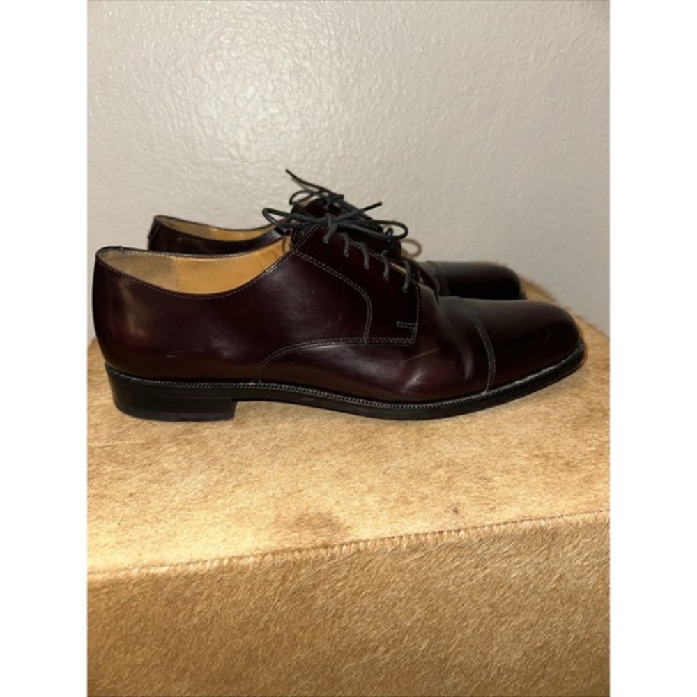 Cole Haan Men's Caldwell Lace-Up Derby Shoe Men's 11 D Burgundy Leather Oxford